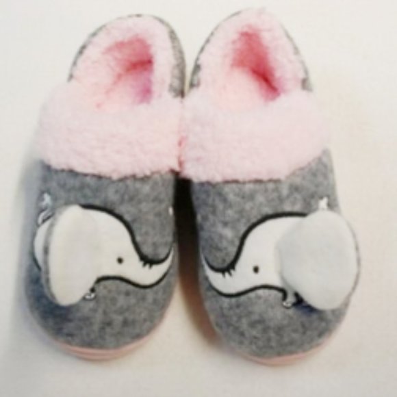 Wonder Nation Other - Slippers Elephant girls new sizes 7-8M,  9-10M or 11-12M indoor/outdoor